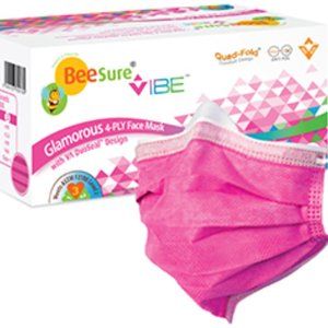 BeeSure Vibe 4-Ply Face Mask 50 Same Day Shipping